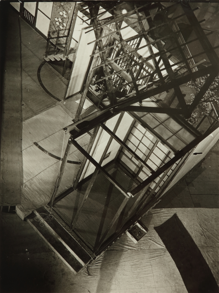 László Moholy-Nagy, Stage Set for Madame Butterfly, 1931, gelatin silver print, 4 1/2 x 3 1/2 inches, purchase with funds from Georgia-Pacific Corporation, 1984.227.