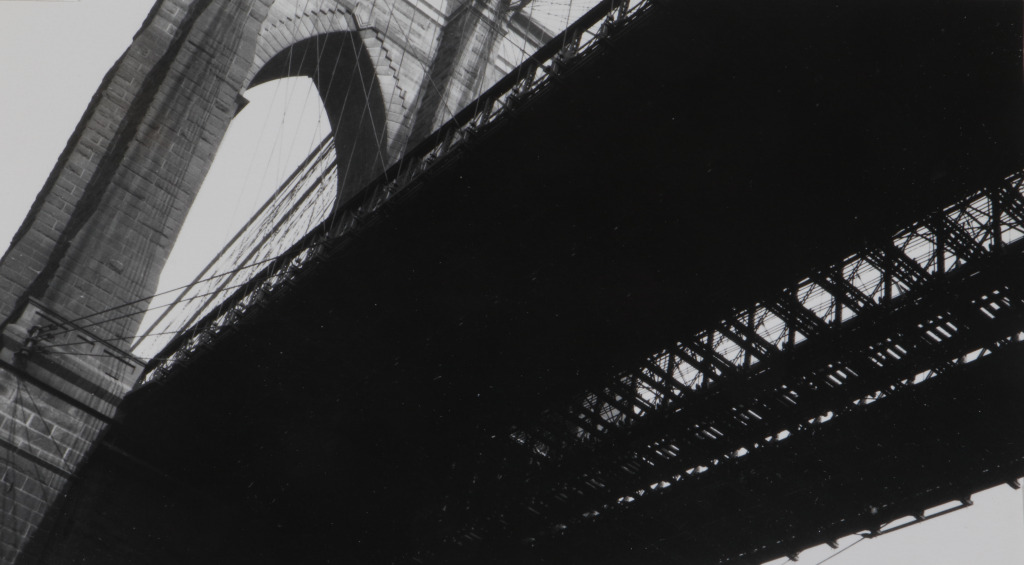 Walker Evans, The Bridge, 1929, gelatin silver print, gift of Arnold H. Crane, 73.72 F.
