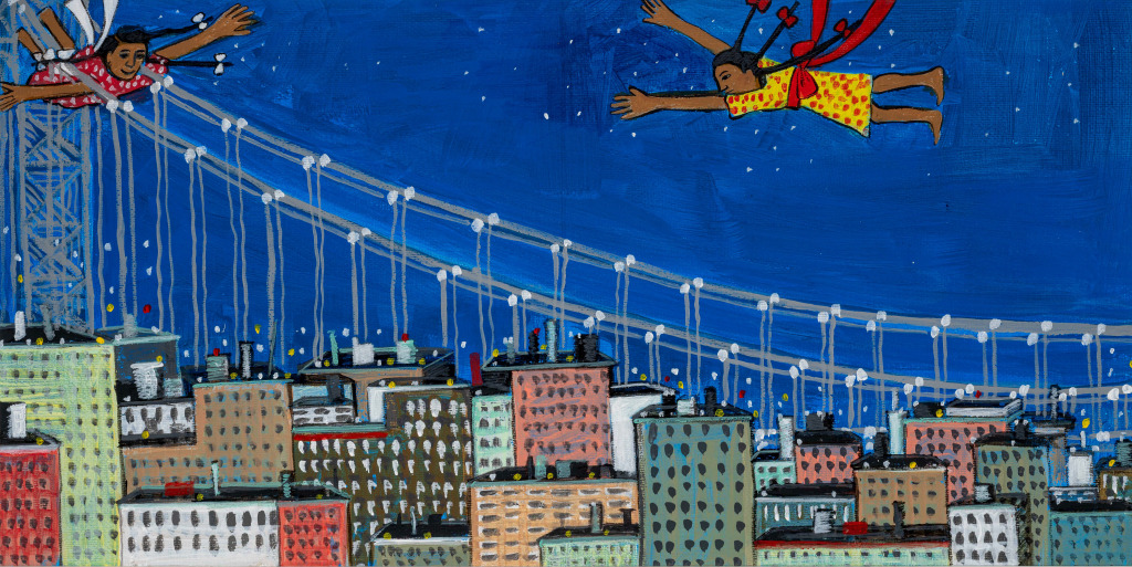 Faith Ringgold, Now I have claimed it, from the book Tar Beach, 1991